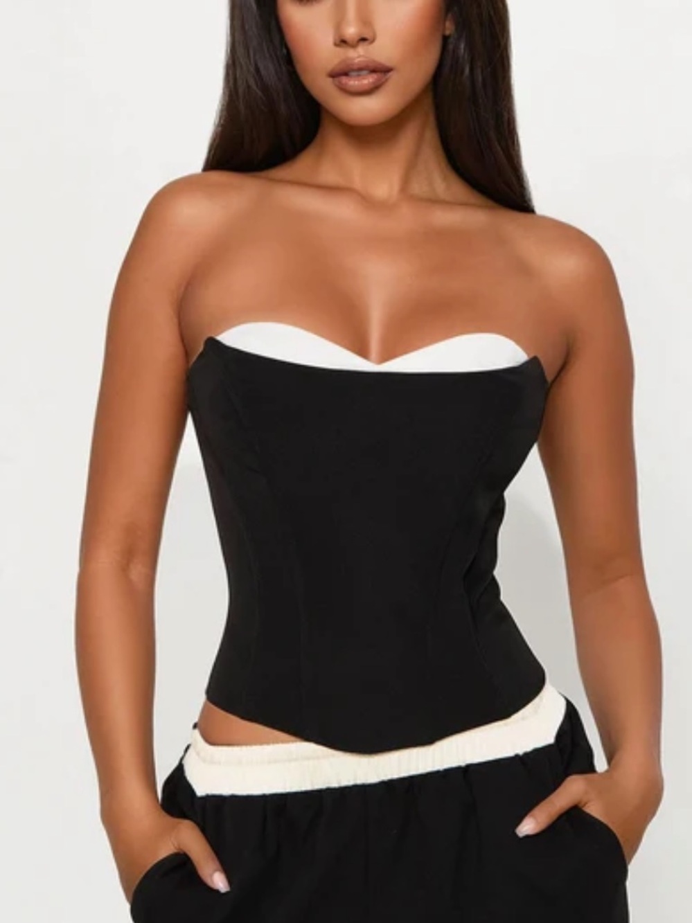 Fashion Nova Corset Top M